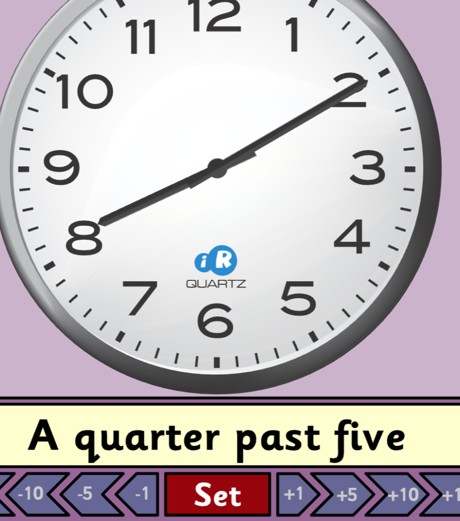 Gioco interattivo da teaching time per leggere l'ora in inglese scuola primaria