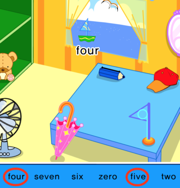 esercizio interattivo per la scuola primaria disciplina inglese numeri