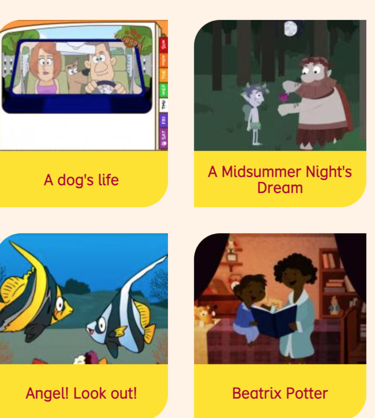 Video cartoni animati in inglese scuola primaria