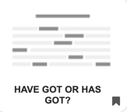 Esercizio interattivo da learningapps per ripassare have got - has got scuola primaria inglese - disciplina