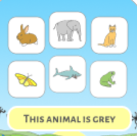 esercizio interattivo di games to learn english per rinforzare la comprensione nella lettura. scuola primaria