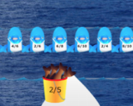 esercizio interattivo sulle frazioni equivalenti per allenare al riconoscimento e ala calcolo veloce adatto alla scuola primaria