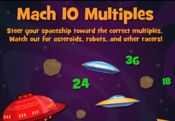 GIOCO INTERATTIVO SUI MULTIPLI ADATTO ALLA SCUOLA PRIMARIA DA MATH PLAYGROUND