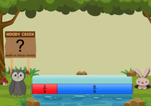 Somme tra frazioni gioco interattivo adatto alla scuola primaria da math playground