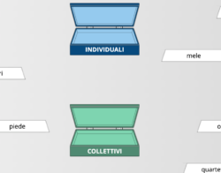 Esercizio interattivo sul riconoscimento dei nomi collettivi adatto alla scuola primaria
