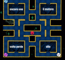 esercizio interattivo adatto alla scuola primaria per il riconoscimento del complemento oggetto