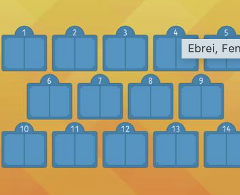 Quiz interattivo da wordwall su ebrei, fenici e micenei