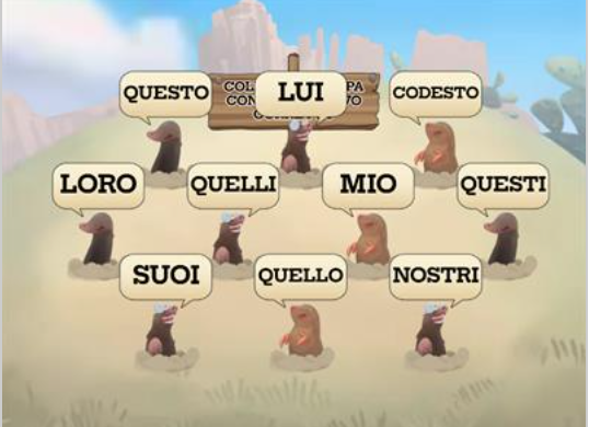 esercizio interattivo di analisi grammaticale per la scuola primaria aggettivi e pronomi numerali